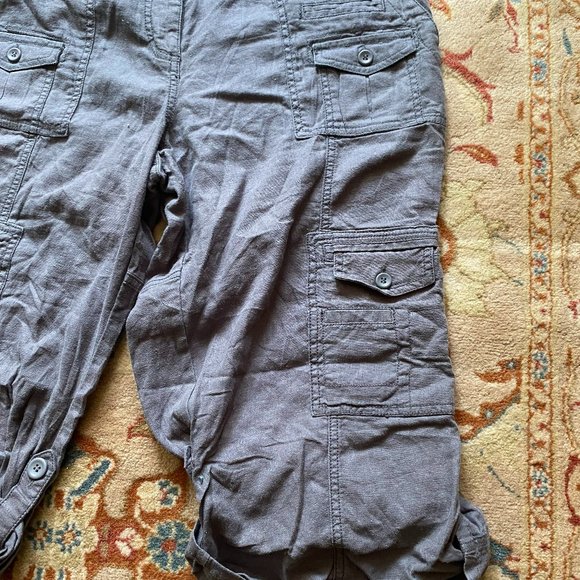 Gray Dual Length Cargo Pants, Size 12, NWT - Picture 2 of 8